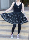 Astrology Skater Skirt with Pockets