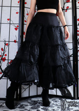Petticoat for Skirts - Ankle Length - Black