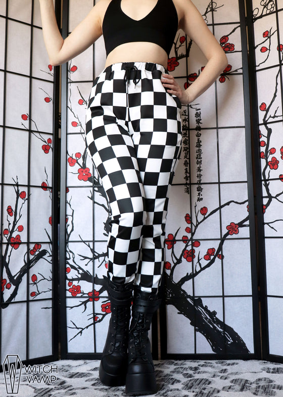 Checkerboard Jogger Pants [Only Size 2X-3X Left]