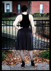 Black Midi Skirt With Pockets [Only C & D Sizes Left]
