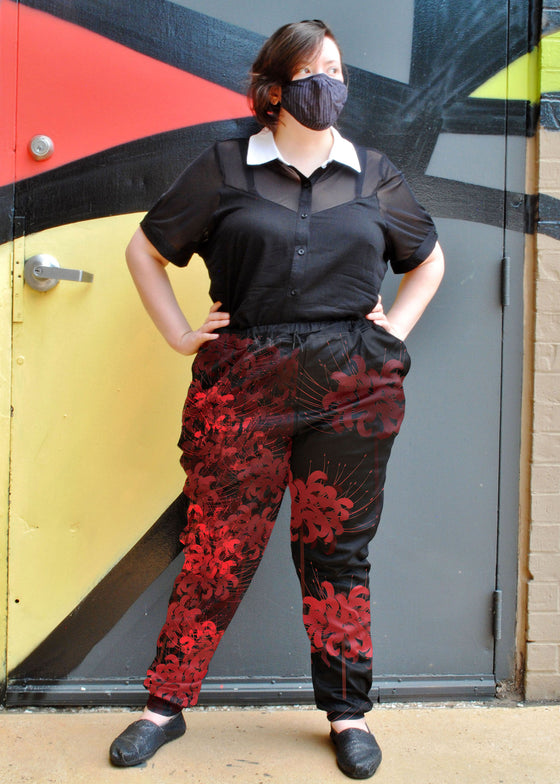Spider Lily Jogger Pants [Only LG-XL & 2X-3X Left]