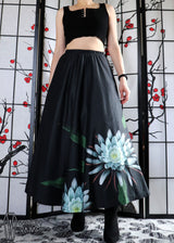 Queen of the Night Maxi Skirt with Pockets
